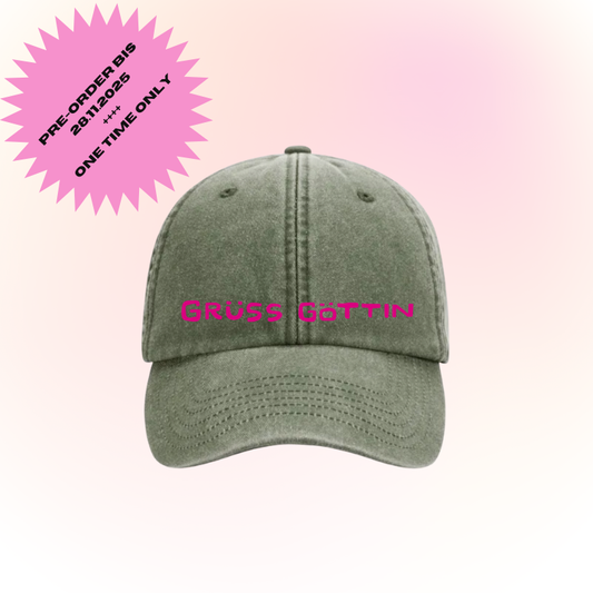 'GRÜSS GÖTTIN' Cap NO 2 (Pre-Order bis 28.11.2025)
